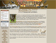 Tablet Screenshot of huntingoutfitters.net